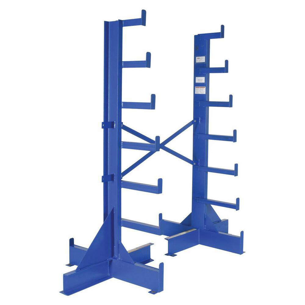 Steel Starter Unit Cantilever Rack: 84.0625" Wide, 38" Deep, 80" High, 450 lb Capacity