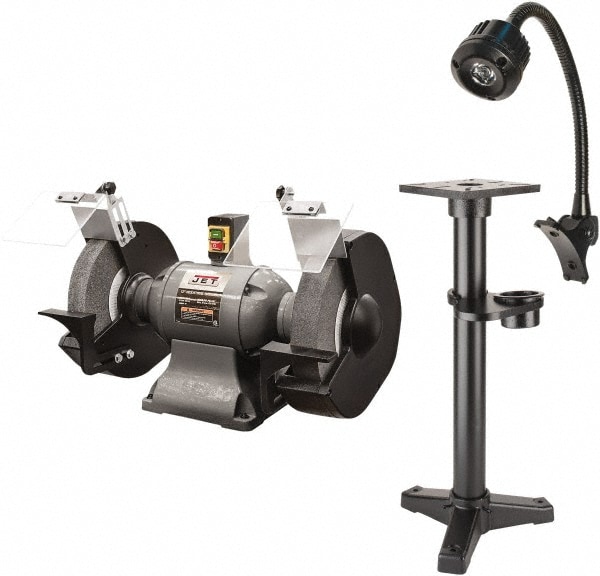 Grinder: 12" Wheel Dia, 2 hp, 230V, 1 & 3 Phase