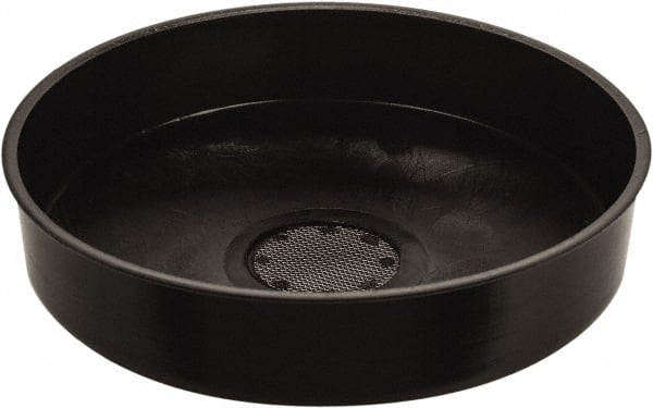 Funnel King 32900 4-3/8" High x 11-3/4" Diam, Polypropylene, Drum Funnel with Screen 