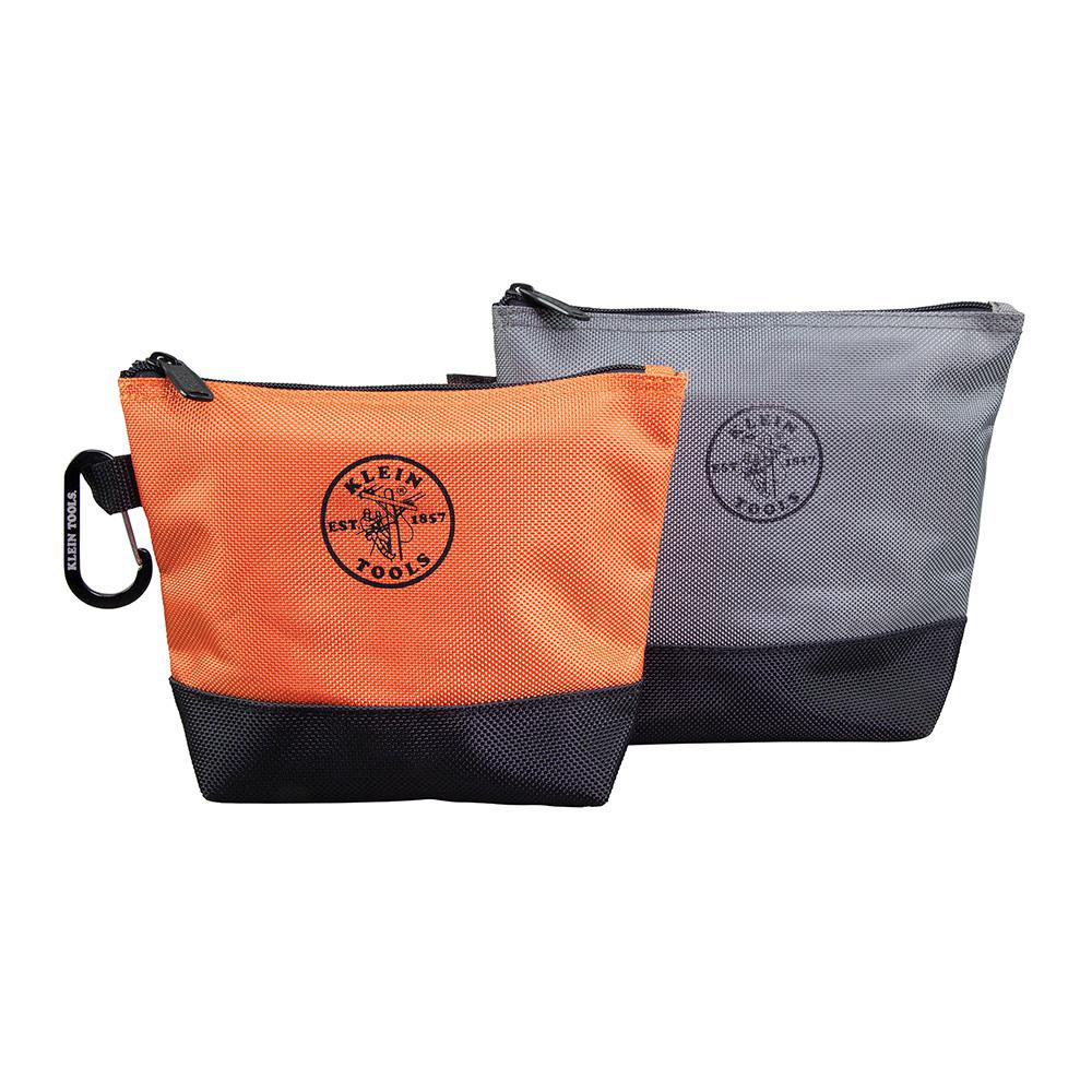 Tool Bag: 0 Pocket, 1-1/8" Wide, 8-1/2" Deep, 6-1/2" High - Ballistic Polyester, Tether Capable