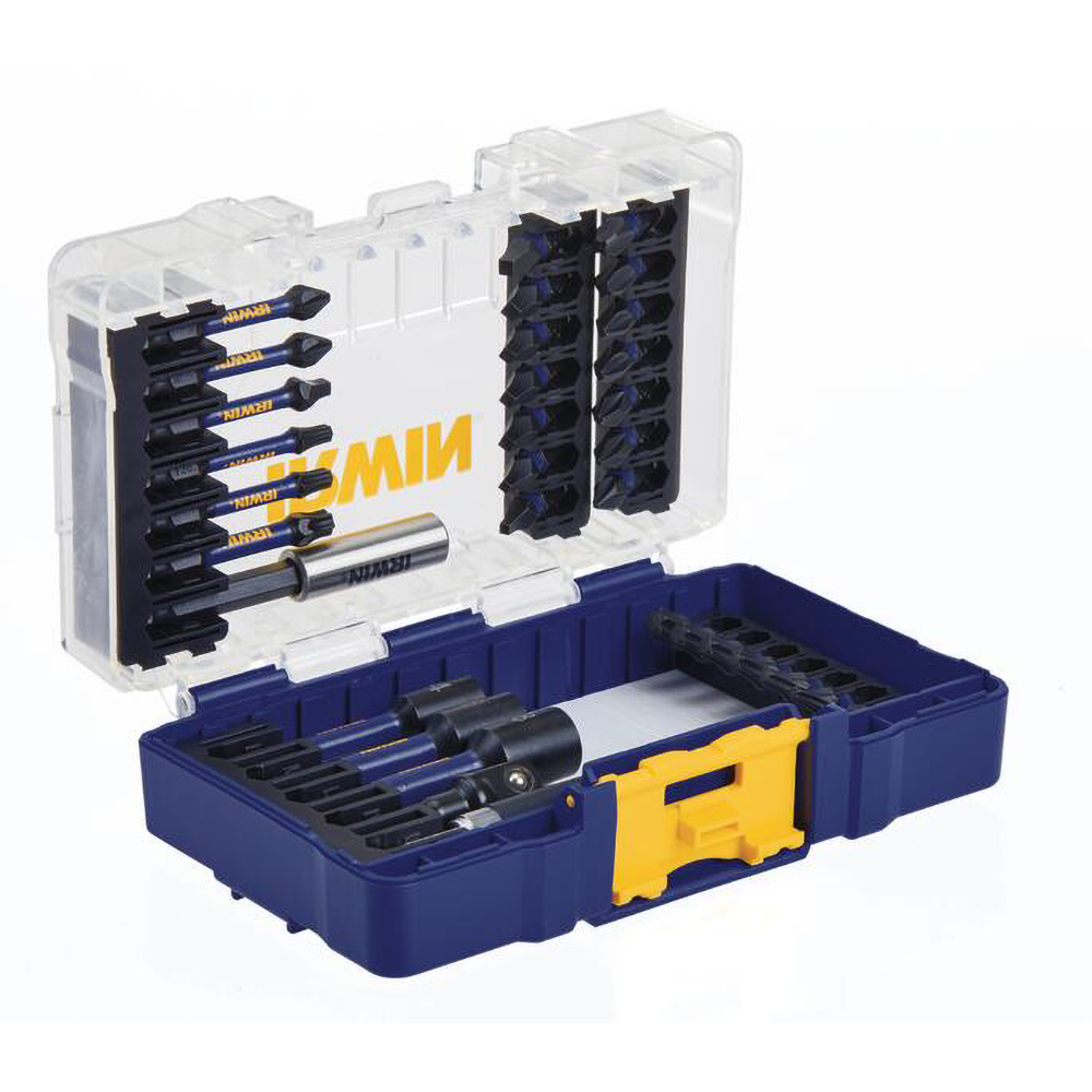 Irwin - Phillips, Square & Torx® Impact Power Bit Set: 33 Pc, 1/4 ...