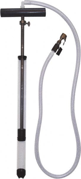 LiquiTube 1220-0516 12.8 Strokes per Gal, 1/8" Outlet, 0.46 GPM, Aluminum, Brass, PVC & Plastic Hand Operated Drum Pump 