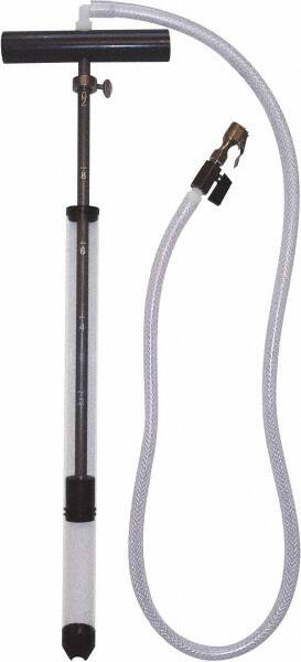 12.8 Strokes per Gal, 1/8" Outlet, 0.46 GPM, Aluminum, Brass, PVC & Plastic Hand Operated Drum Pump