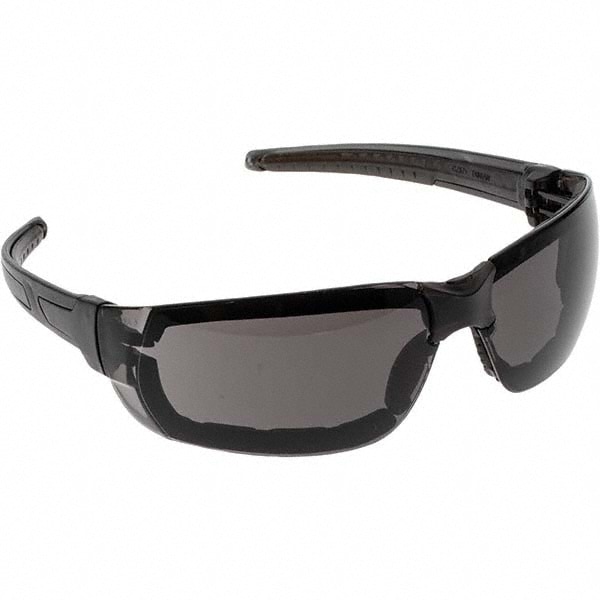 Safety Glass: Anti-Fog, Gray Lenses, Frameless