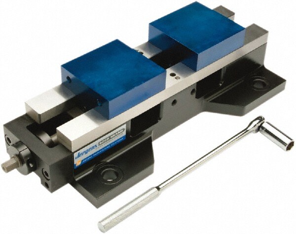 Self-Centering Vise: 4" Jaw Width, 13" Max Jaw Opening