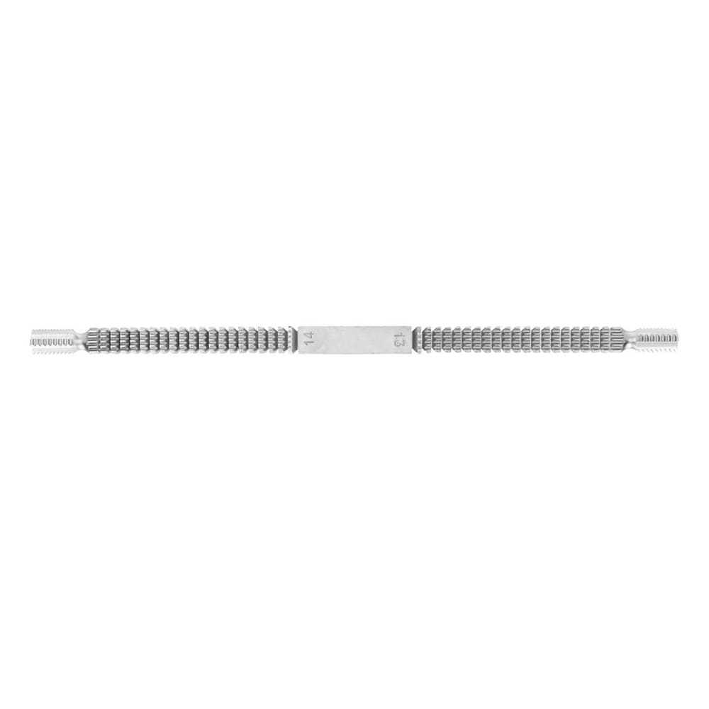 Thread Restoring File Sets; Teeth Per Inch: 11,12,13,14,16,18,20,24 ; Pitch: 0 ; Restores Pipe Threads: No ; Internal Thread Use: Yes ; External Thread Use: Yes ; File Length: 230mm