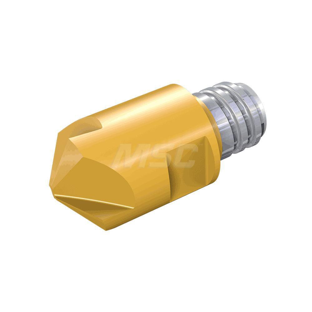 Iscar - Chamfer Replaceable Milling Tip: MMECF45-.500-4T08 IC908