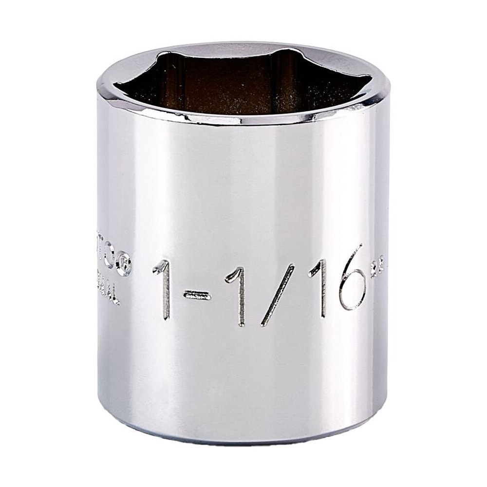Hand Socket: 1-1/16" Socket, 6-Point