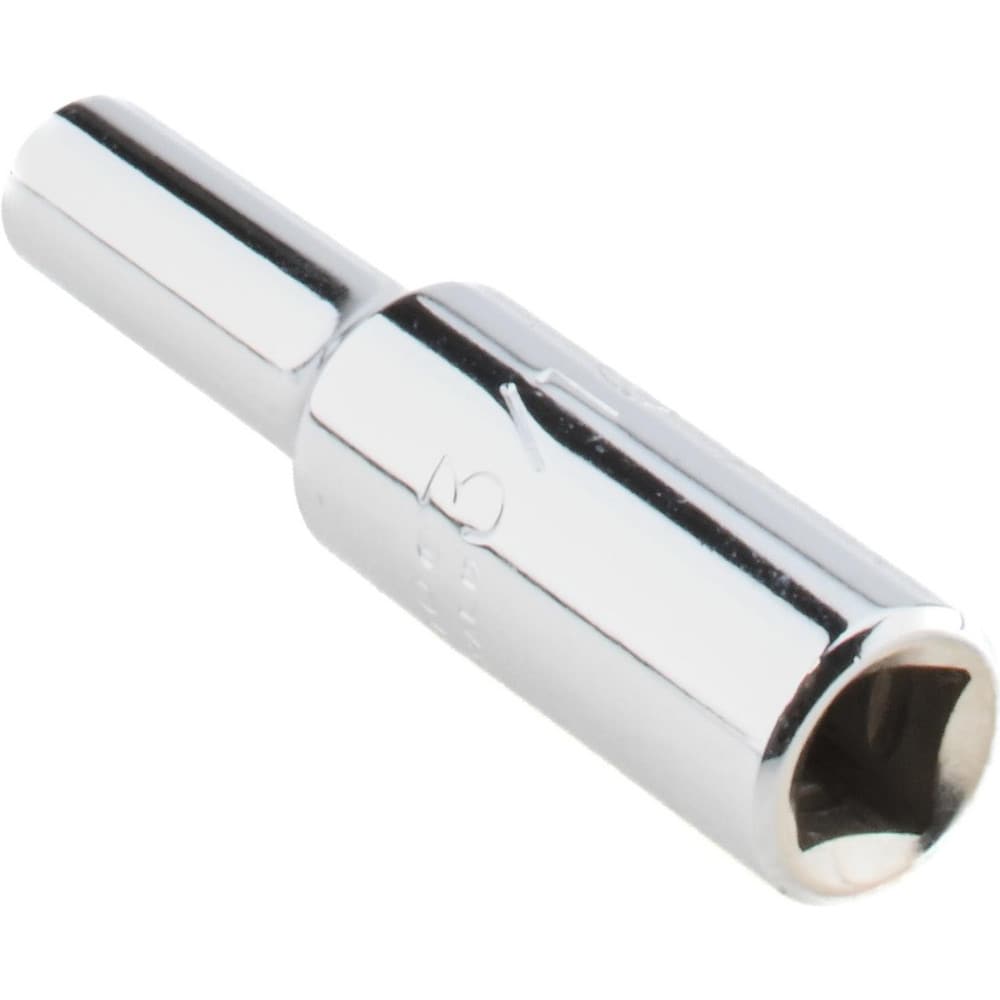 Deep Hand Socket: 3/16" Socket, 6-Point