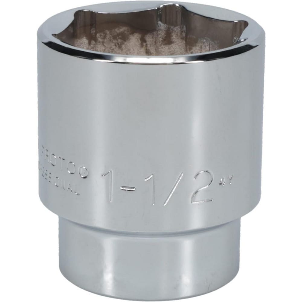 Hand Socket: 1-1/2" Socket, 6-Point