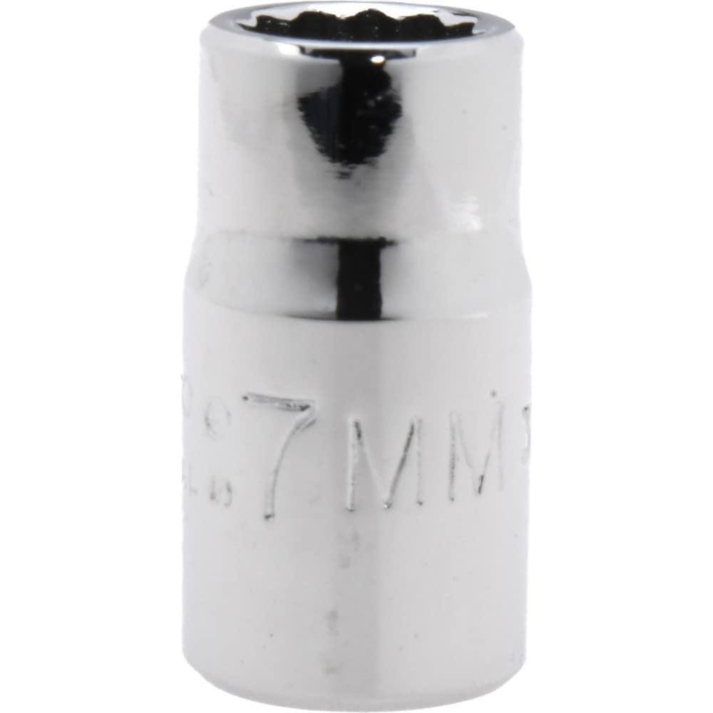 Hand Socket: 7 mm Socket, 12-Point