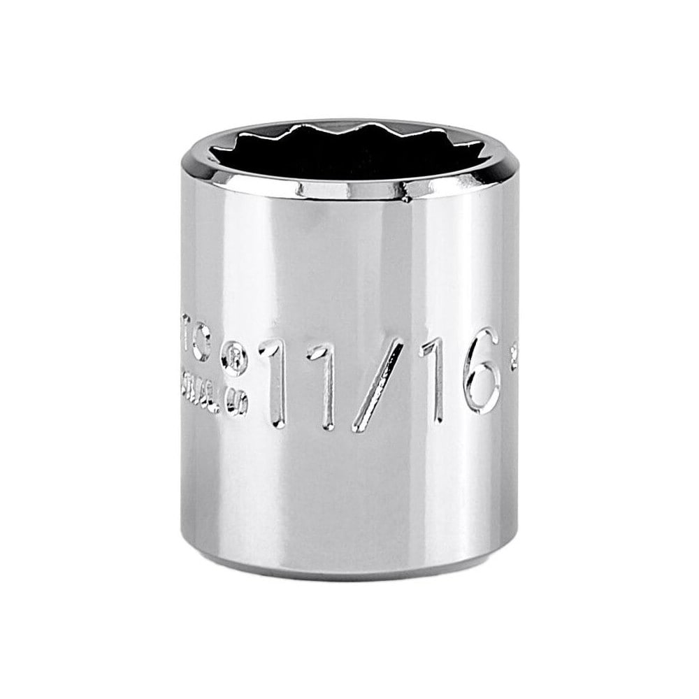 Hand Socket: 11/16" Socket, 12-Point