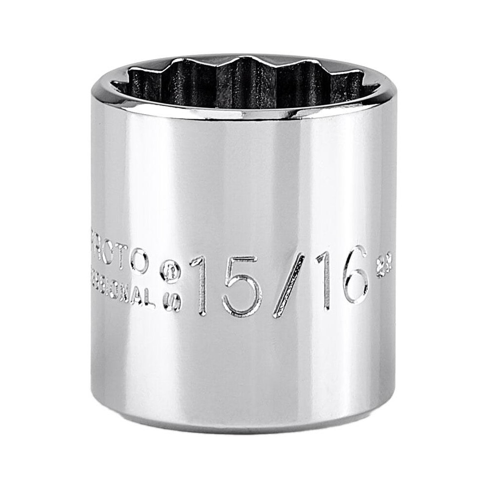 Hand Socket: 15/16" Socket, 12-Point