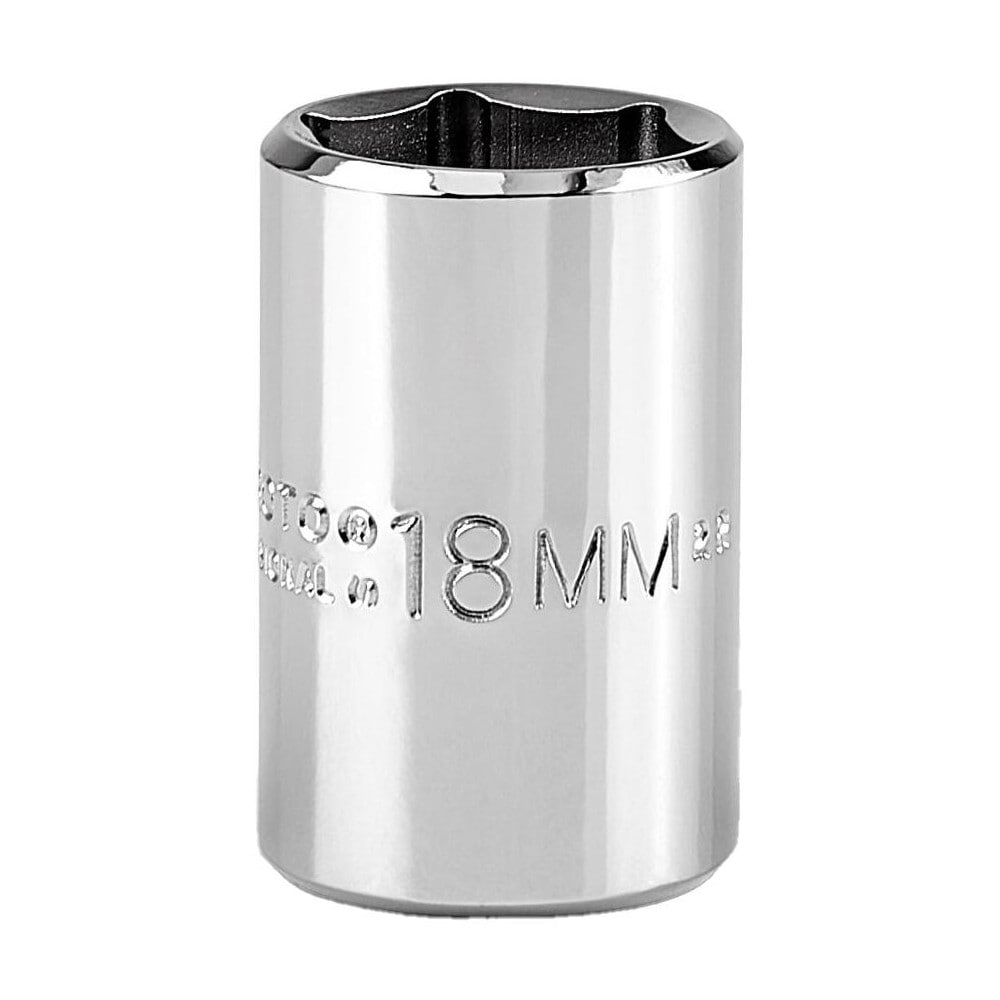 Hand Socket: 18 mm Socket, 6-Point