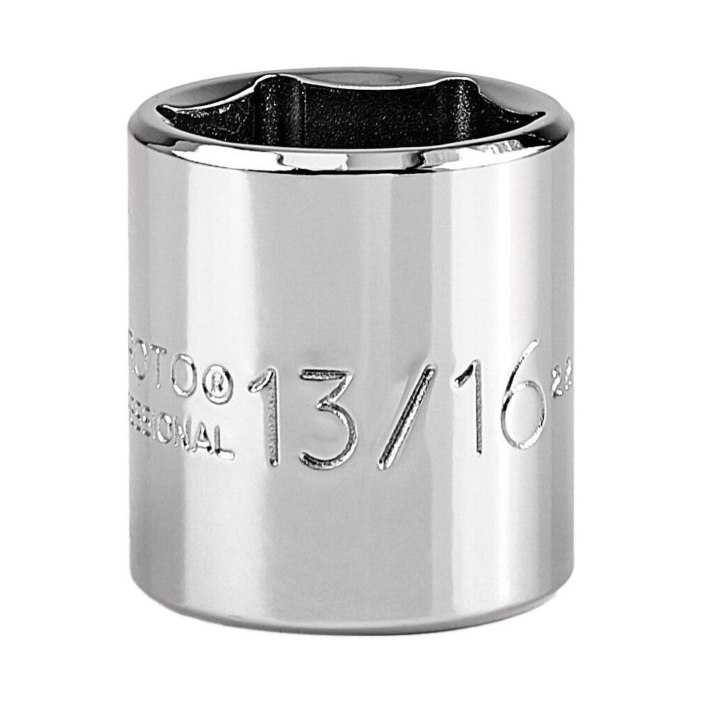 Hand Socket: 13/16" Socket, 6-Point