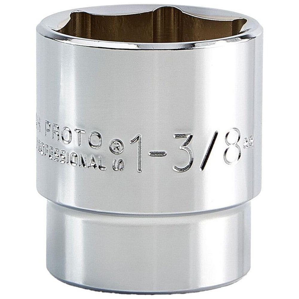 Hand Socket: 1-3/8" Socket, 6-Point