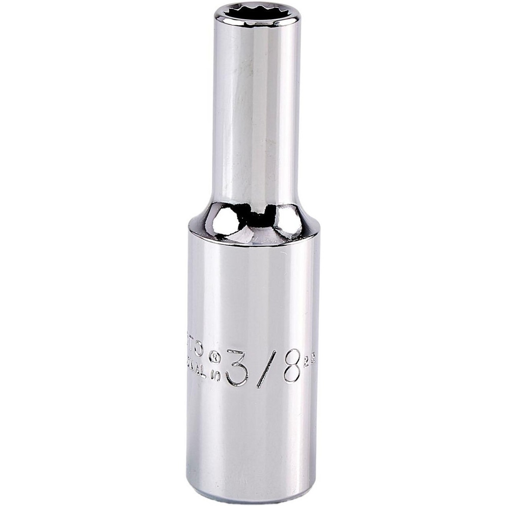 Deep Hand Socket: 3/8" Socket, 12-Point