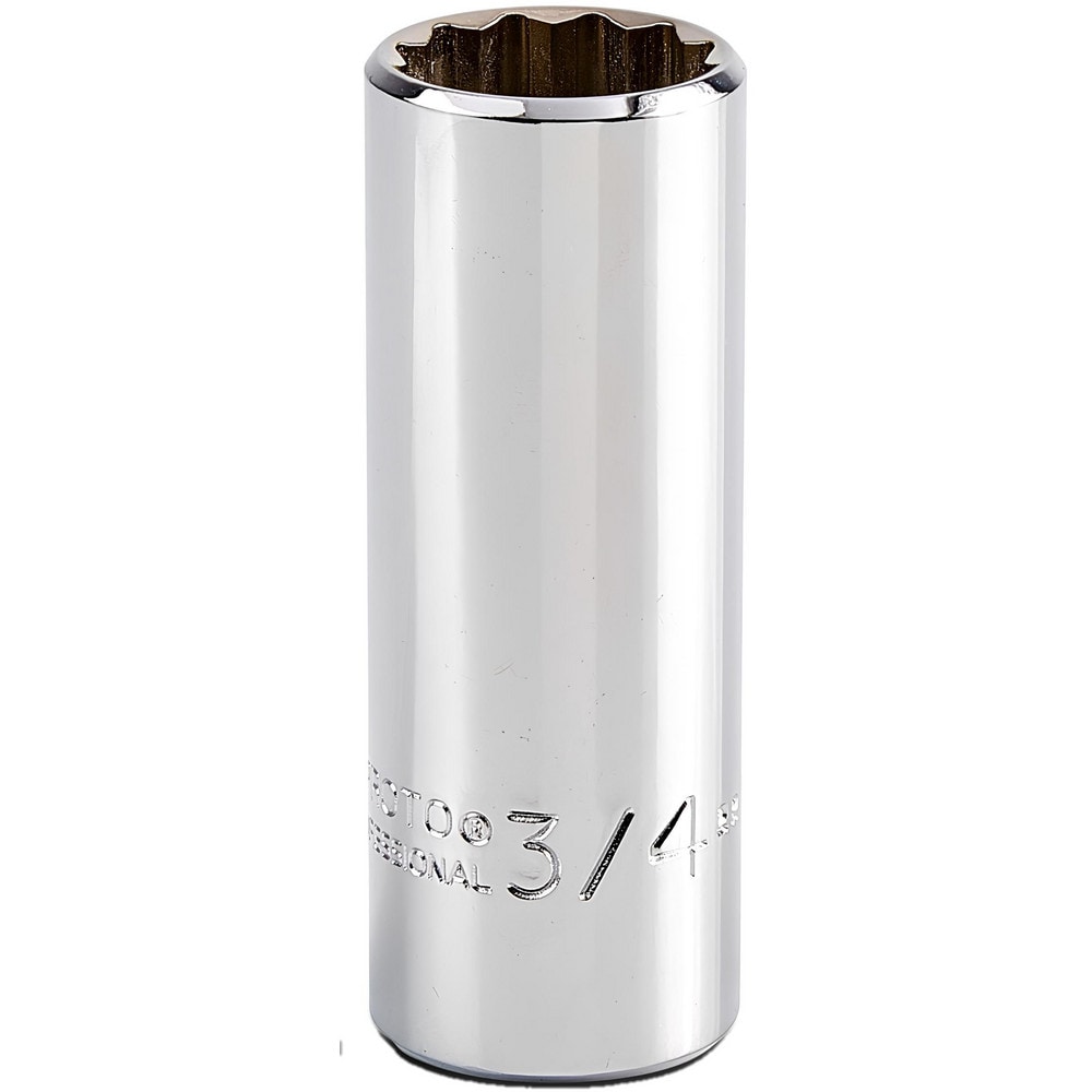 Deep Hand Socket: 3/4" Socket, 12-Point