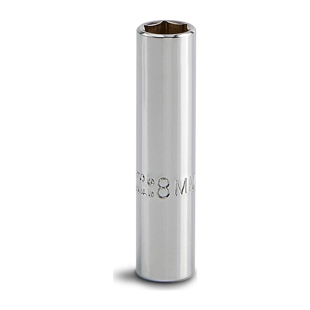 Deep Hand Socket: 8 mm Socket, 6-Point