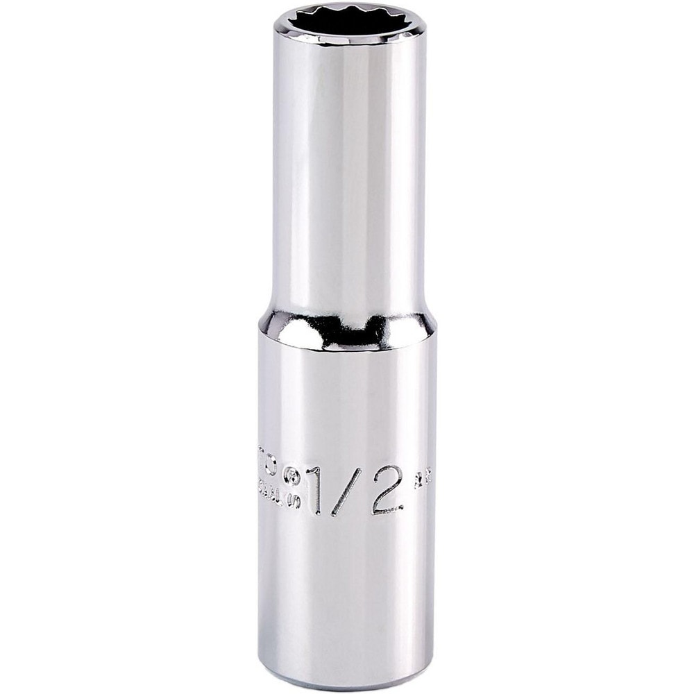 Deep Hand Socket: 1/2" Socket, 12-Point