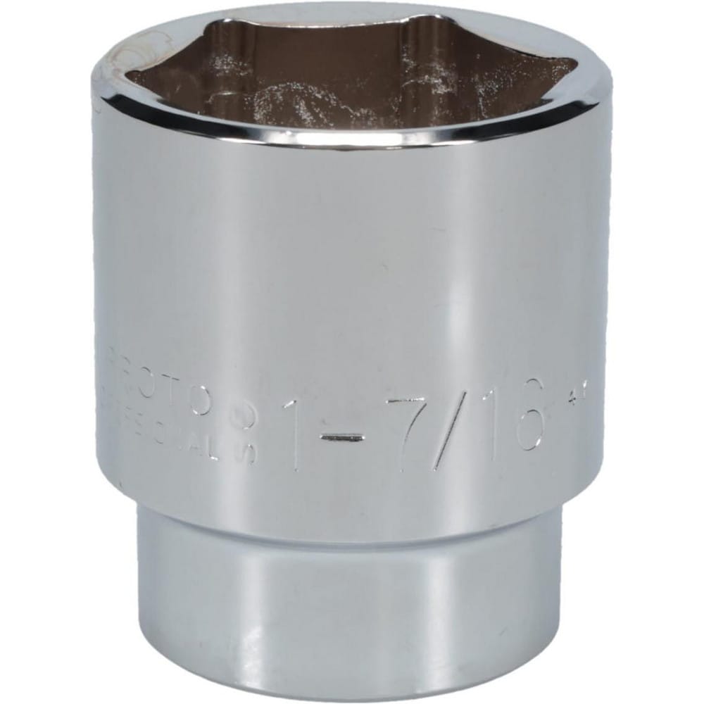 Hand Socket: 1-7/16" Socket, 6-Point