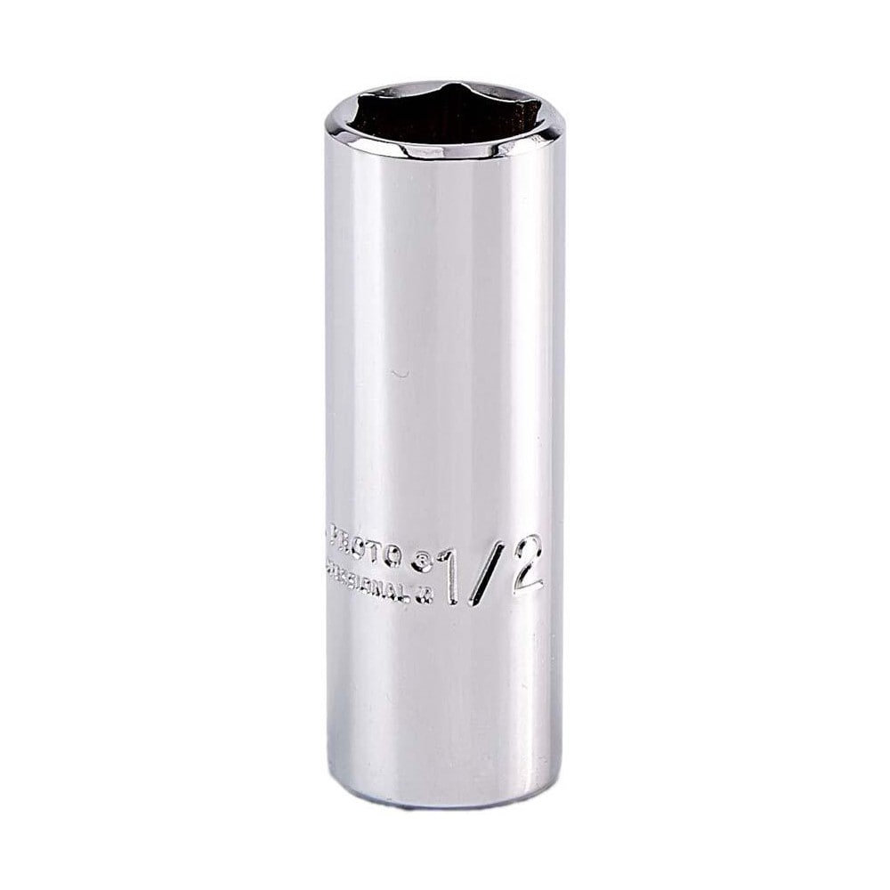 Deep Hand Socket: 1/2" Socket, 6-Point