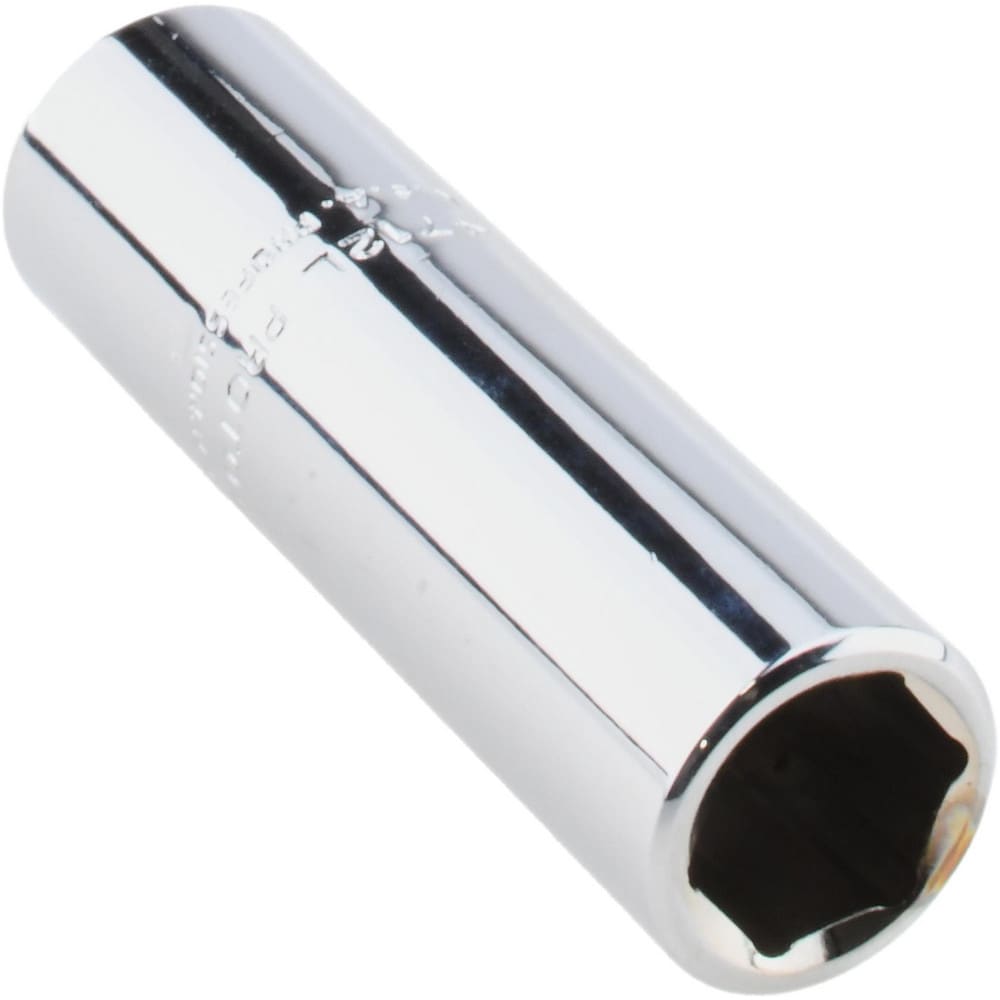 Deep Hand Socket: 3/8" Socket, 6-Point