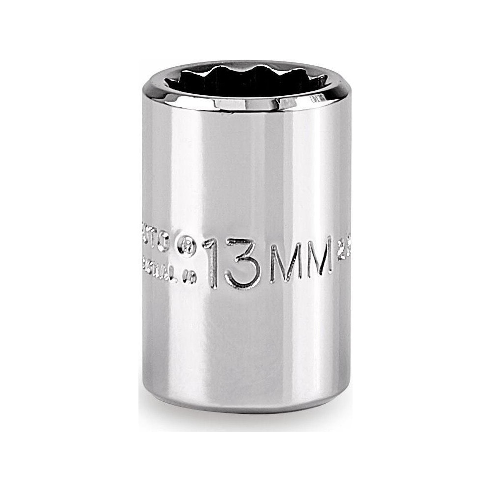 Hand Socket: 13 mm Socket, 12-Point
