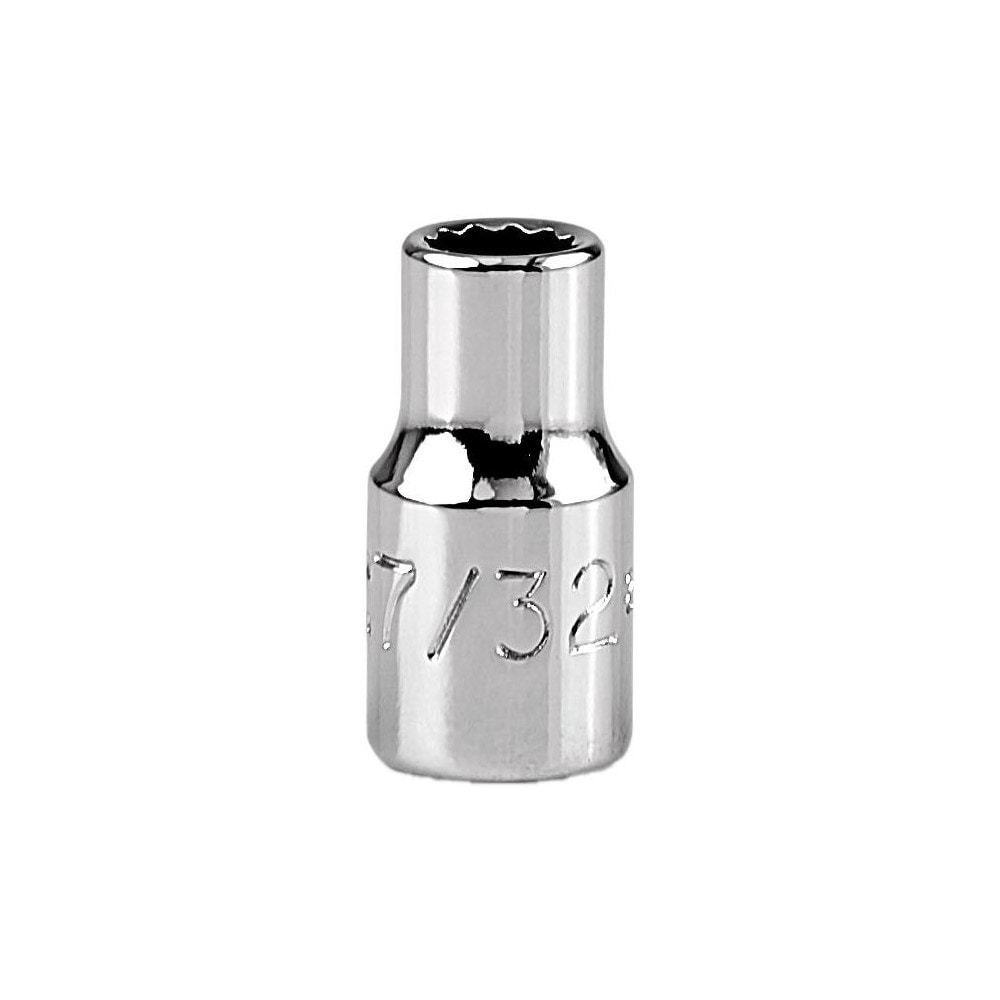 Hand Socket: 7/32" Socket, 12-Point