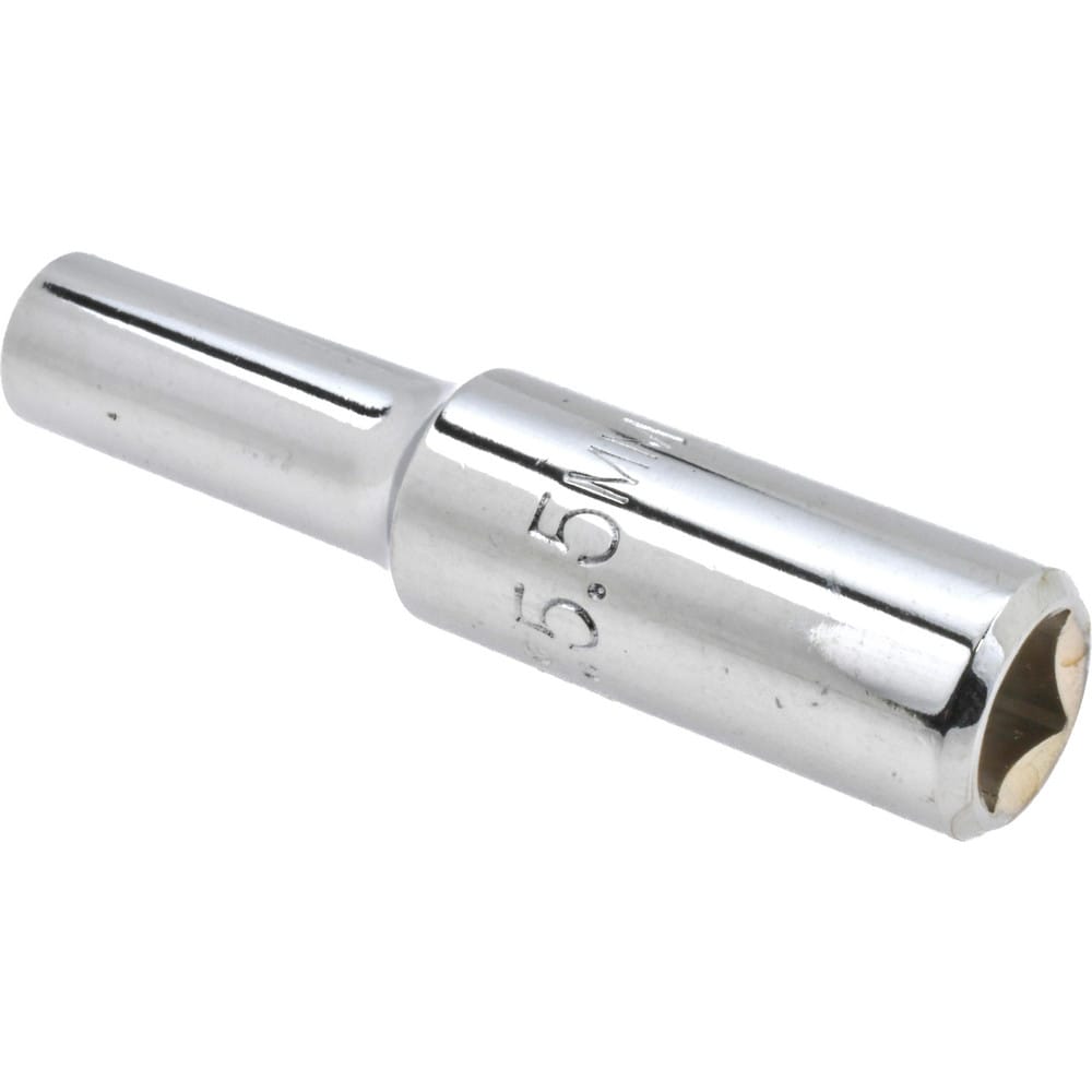 Deep Hand Socket: 5 mm Socket, 12-Point