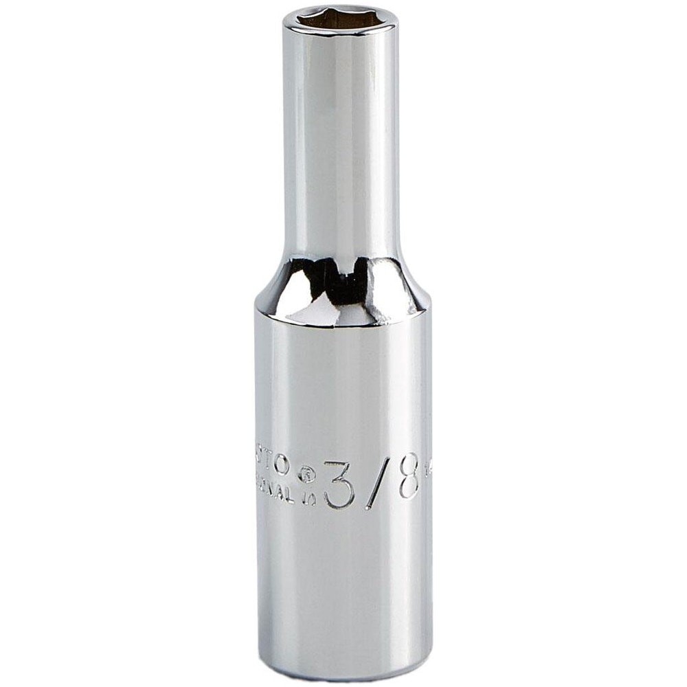 Deep Hand Socket: 3/8" Socket, 6-Point