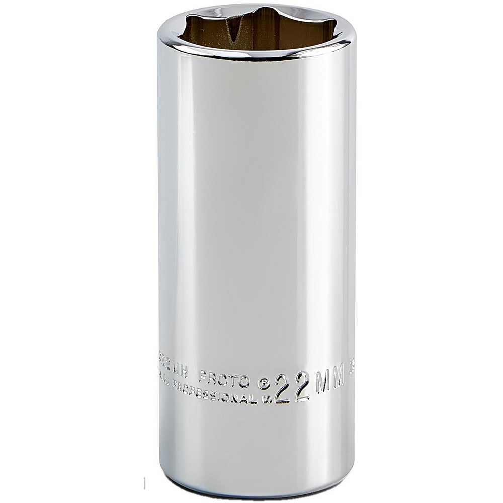 Deep Hand Socket: 22 mm Socket, 6-Point