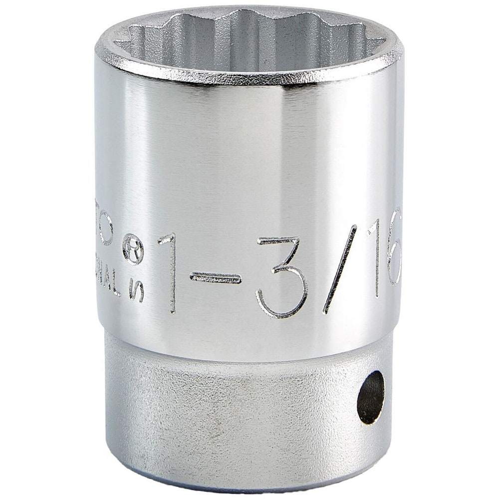 Hand Socket: 1-3/16" Socket, 12-Point