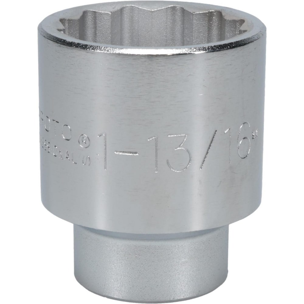 Hand Socket: 1-13/16" Socket, 12-Point