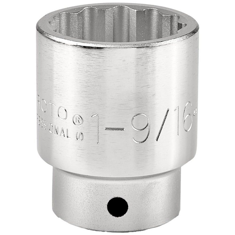 Hand Socket: 1-9/16" Socket, 12-Point