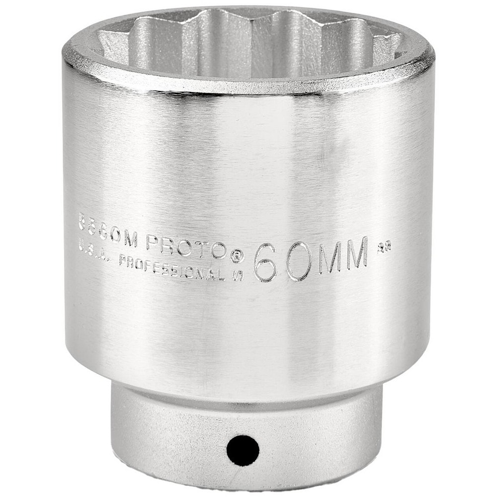 Hand Socket: 60 mm Socket, 12-Point