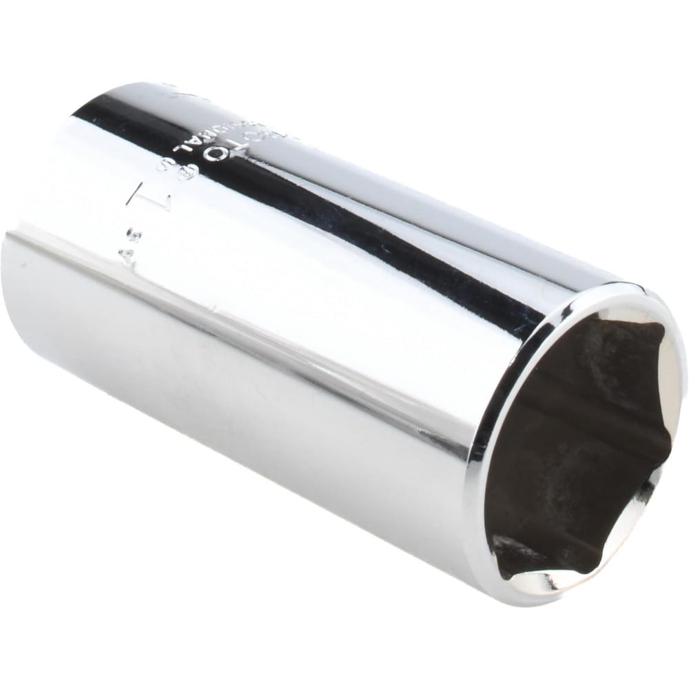 Deep Hand Socket: 1" Socket, 6-Point
