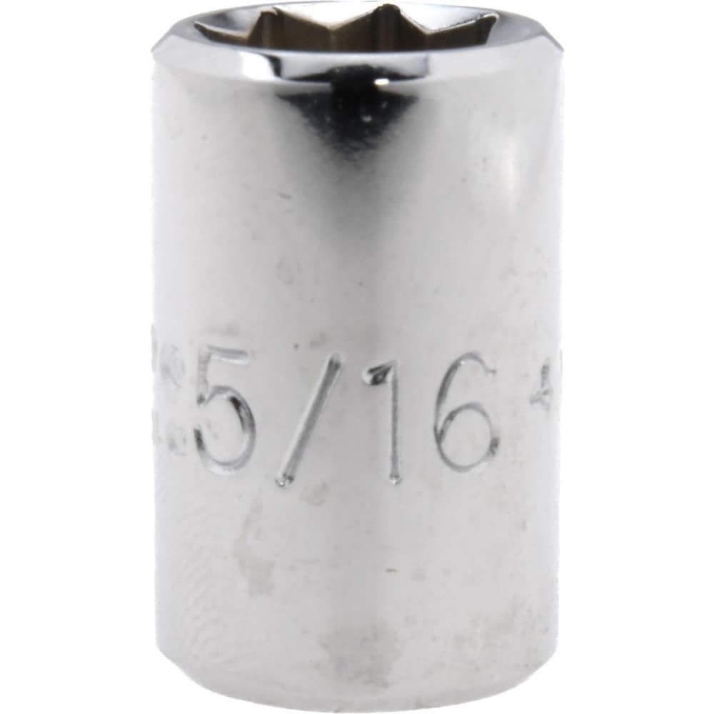 Hand Socket: 5/16" Socket, 8-Point