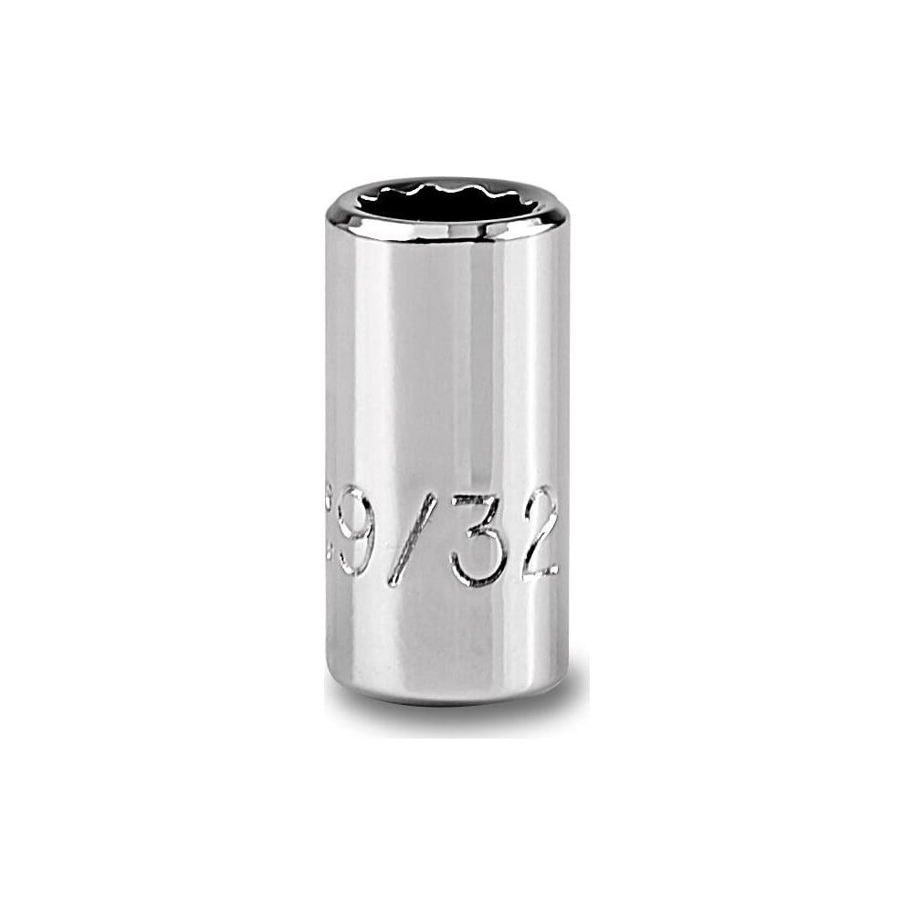 Hand Socket: 9/32" Socket, 12-Point