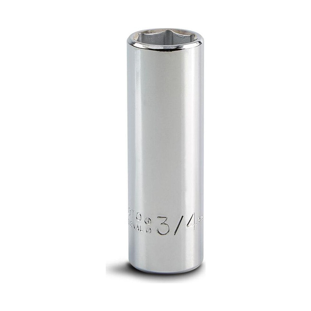 Deep Hand Socket: 3/4" Socket, 6-Point