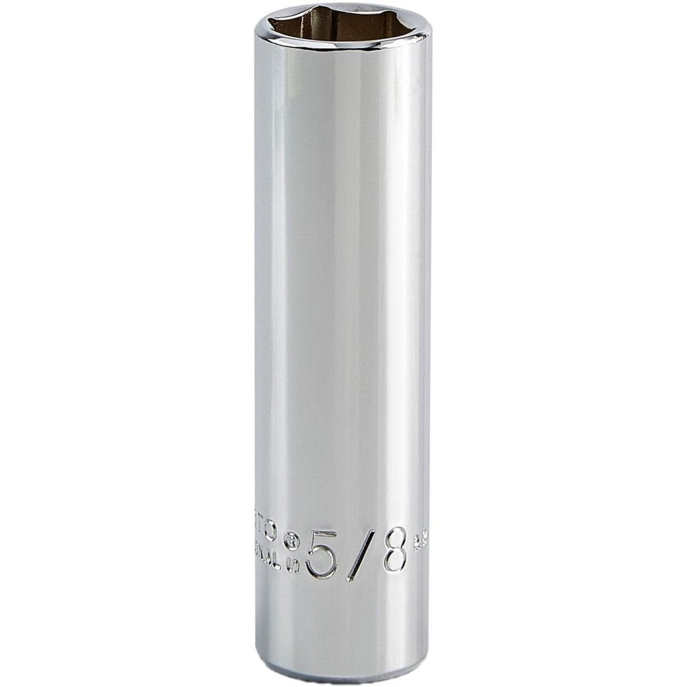 Deep Hand Socket: 5/8" Socket, 6-Point