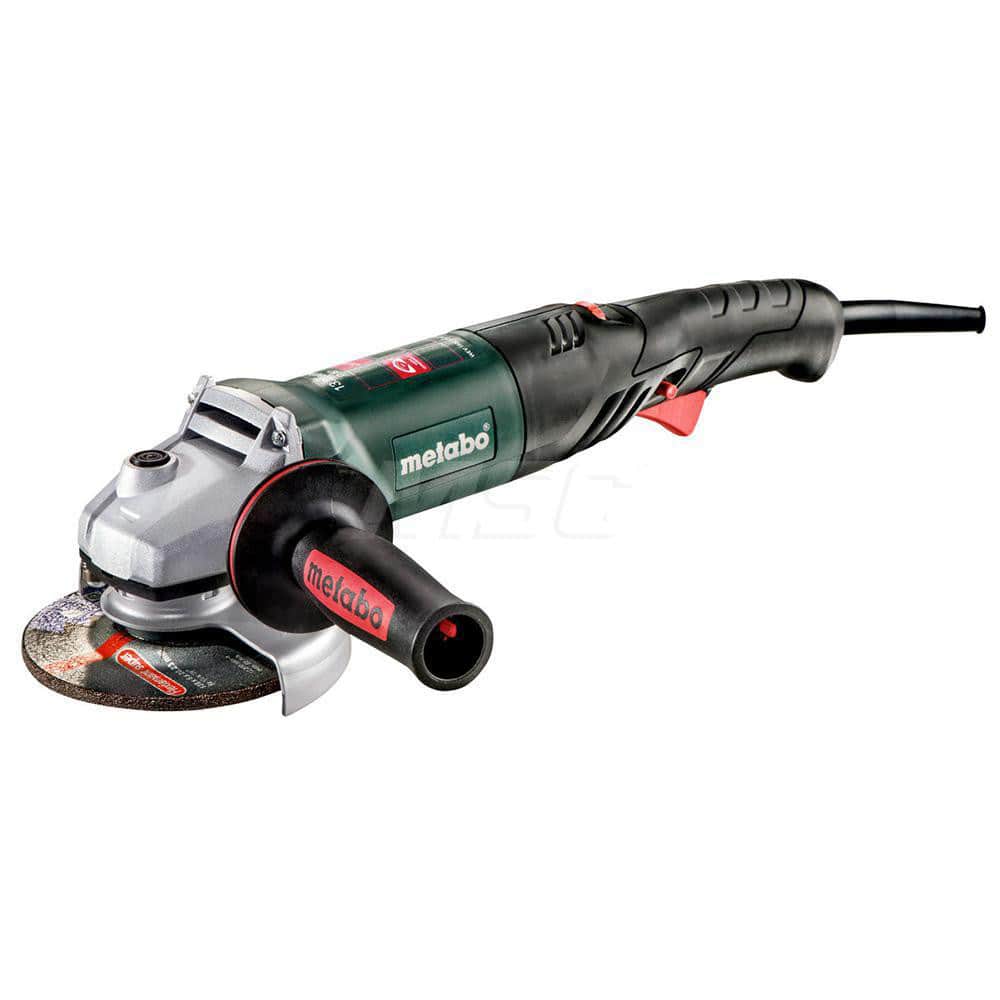 Metabo 601243420 Corded Angle Grinder: 5" Wheel Dia, 11,000 RPM, 5/8-11 Spindle 