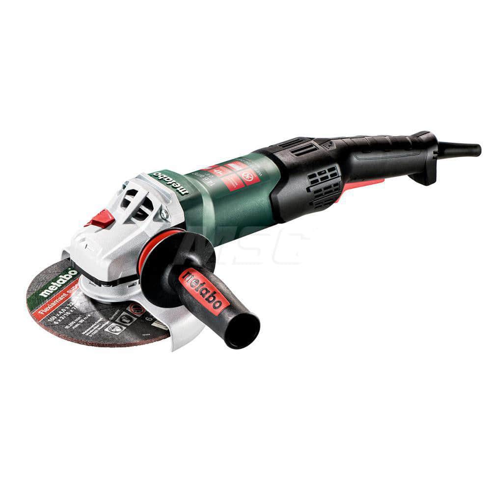 Metabo 601078420 Corded Angle Grinder: 6" Wheel Dia, 9,600 RPM, 5/8-11 Spindle 