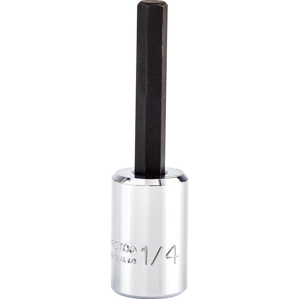 Hand Hex Bit Socket: 3/8" Drive, 1/4" Hex