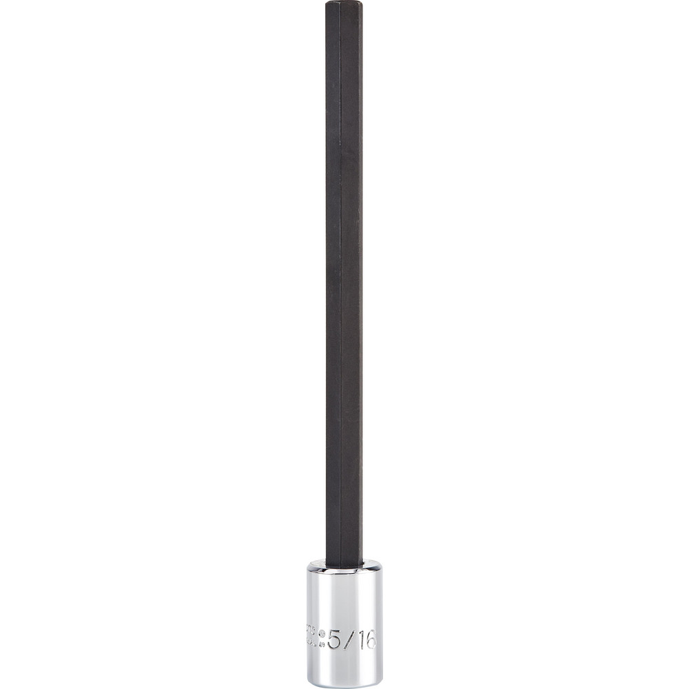 Hand Hex Bit Socket: 3/8" Drive, 5/16" Hex
