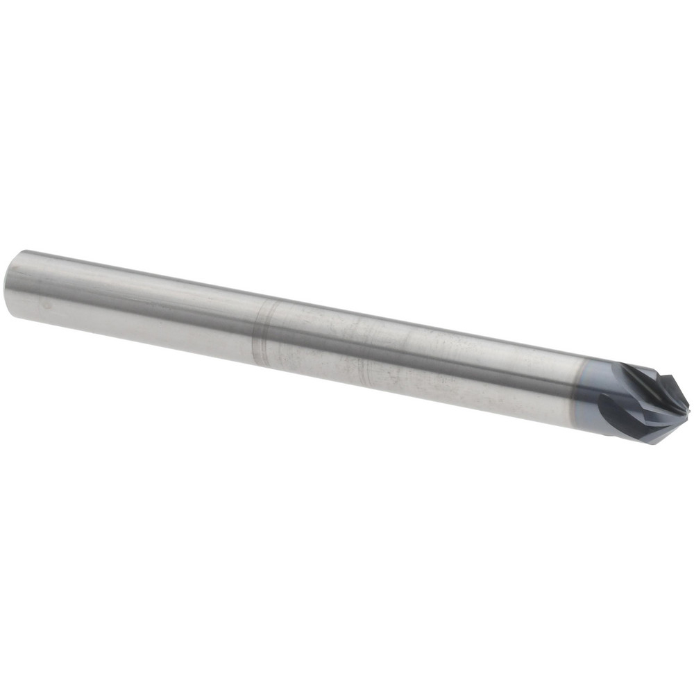 Harvey Tool Chamfer Mill 1/4" Dia, 1/4" Shank Dia, 90 & 90 deg, 5