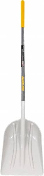 AMES TRUE TEMPER 1680100 Scooping Shovel: Plastic, Square, 18.5" Blade Length 