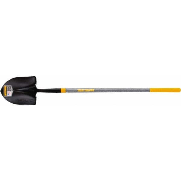 AMES TRUE TEMPER 2585600 Digging Shovel: Steel, Round, 10.625" Blade Length 