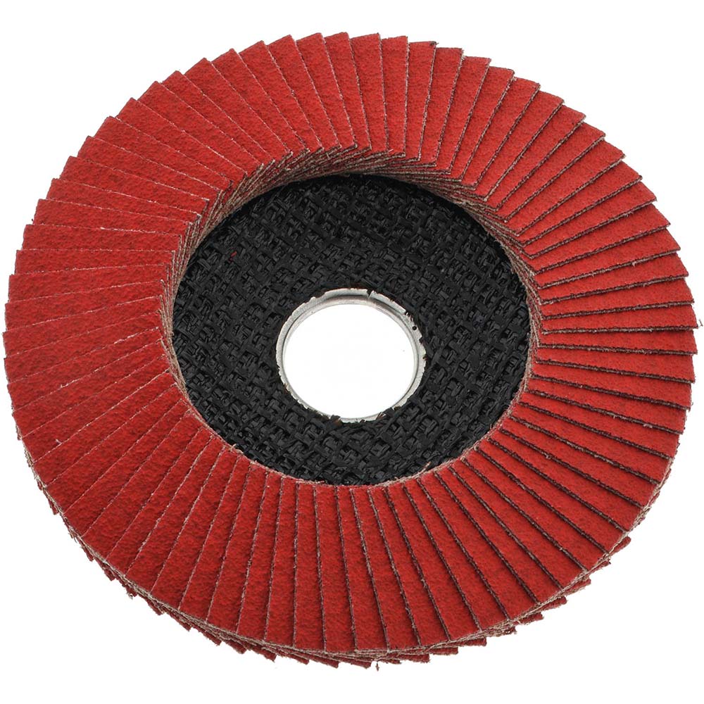 DeWALT Flap Disc 41/2" Dia, 7/8" Hole, 80 Grit, Ceramic Alumina