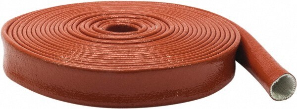 1-1/4" ID Red/Orange Knit Firesleeve for Hoses